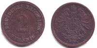 Kaiserreich 2 Pfennig 2 Pfennig - kleiner Adler -