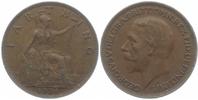 Großbritannien Farthing George V. (1910 - 1936) -