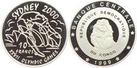 Kongo 10 Francs Olympische Spiele 2000 in Sydney - Turmspringer vor Opernhaus -