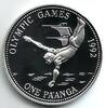 Tonga 1 Pa'Anga Olympische Spiele 1992 in Barcelona - Turmspringen -