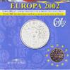 Frankreich 1/4 Euro Europa-Ausgabe im Original-Schmuckfolder -