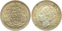 Niederlande 25 Cents Wilhelmina (1890 - 1948) -