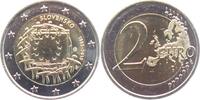 Slowakei 2 Euro Europaflagge -