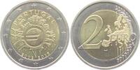 Portugal 2 Euro 10 Jahre Euro Bargeld -
