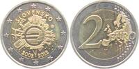 Slowakei 2 Euro 10 Jahre Euro Bargeld -