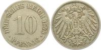 Kaiserreich 10 Pfennig 10 Pfennig - großer Adler -
