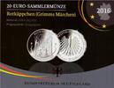 20 Euro 2016 A Deutschland Rotkäppchen - Grimms Märchen PP im Blister