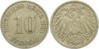 Kaiserreich 10 Pfennig 10 Pfennig - großer Adler -