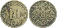 Kaiserreich 10 Pfennig 10 Pfennig - großer Adler -