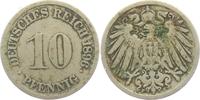 Kaiserreich 10 Pfennig 10 Pfennig - großer Adler -