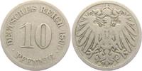 Kaiserreich 10 Pfennig 10 Pfennig - großer Adler -