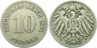 Kaiserreich 10 Pfennig 10 Pfennig - großer Adler -