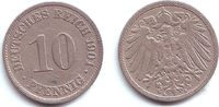 Kaiserreich 10 Pfennig 10 Pfennig - großer Adler -