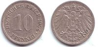 Kaiserreich 10 Pfennig 10 Pfennig - großer Adler -