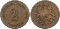 Kaiserreich 2 Pfennig 2 Pfennig - kleiner Adler -