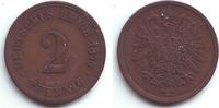 Kaiserreich 2 Pfennig 2 Pfennig - kleiner Adler -