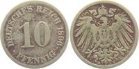 Kaiserreich 10 Pfennig 10 Pfennig - großer Adler -