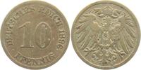 Kaiserreich 10 Pfennig 10 Pfennig - großer Adler -