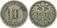 Kaiserreich 10 Pfennig 10 Pfennig - großer Adler -
