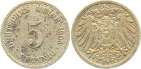 Kaiserreich 5 Pfennig 5 Pfennig - großer Adler -