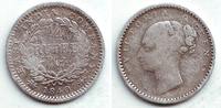Ostindien Company 1/4 Rupie Victoria (1837 - 1901) -