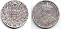 Indien 2 Annas George V. (1910 - 1936) -