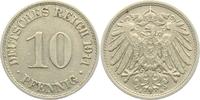 Kaiserreich 10 Pfennig 10 Pfennig - großer Adler -