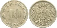 Kaiserreich 10 Pfennig 10 Pfennig - großer Adler -