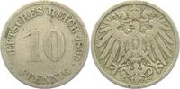 Kaiserreich 10 Pfennig 10 Pfennig - großer Adler -