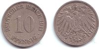 Kaiserreich 10 Pfennig 10 Pfennig - großer Adler -