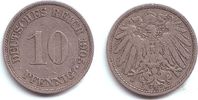 Kaiserreich 10 Pfennig 10 Pfennig - großer Adler -