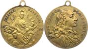 Bayern Medaille Madonna - Maximillian III. Joseph (1745 - 1777) mit Aufhängeöse -