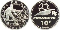 Frankreich 10 Francs Fußball WM 1998 in Frankreich - Spieler - Weltmeisterschaften Uruguay - Cowboy -