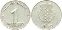 DDR 1 Pfennig 1 Pfennig - Ähre und Zahnrad -