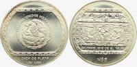 Mexico 5 Neue Pesos 1 Unze - Azteken-Relief -