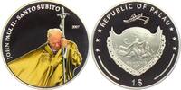 Palau 1 Dollar Papst Johannes Paul II. (1978 - 2005) - Santo Subito - versilbert -
