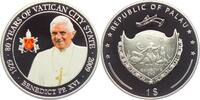 Palau 1 Dollar Papst Benedikt VXI. (2005 - 2010) - versilbert -