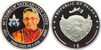 Palau 1 Dolllar Papst Johannes Paul I. (1978) - versilbert -