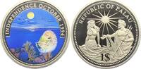 Palau 1 Dolllar Meerestiere - Neptun mit Meerjungfrau -