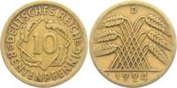 Weimarer Republik 10 Rentenpfennig 10 Rentenpfennig -