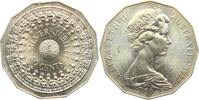 Australien 50 Cents 25. Regierungsjubiläum von Elisabeth II. - Blüte im Kreis -