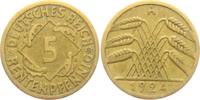 Weimarer Republik 5 Rentenpfennig 5 Rentenpfennig - Ährenbündel -