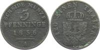 Preussen 3 Pfennig / 1/120 Taler Friedrich Wilhelm IV. (1840 - 1861) -