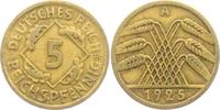 Weimarer Republik 5 Reichspfennig 5 Reichspfennig - mit Ährenbündel -