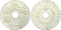 Griechenland 10 Lepta 10 Lepta - Lochgeld - Weinreben -