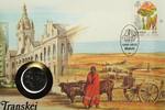 Transkei 20 Cents auf Numisbrief Numisbrief Ciskei - Blumen - Eingeborene - Bauern -