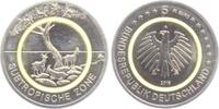 Deutschland 5 Euro Subtropische Zone - mit orangefarbenem Polymerring -