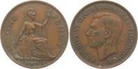 Großbritannien 1 Penny George VI. (1936 - 1952) - Britannia -