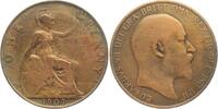 Großbritannien 1 Penny Edward VII. (1901 - 1910) - Britannia -