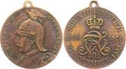 Preussen Medaille Kaiser Wilhelm II. - Hunderjahrfeier - mit Aufhängeöse -